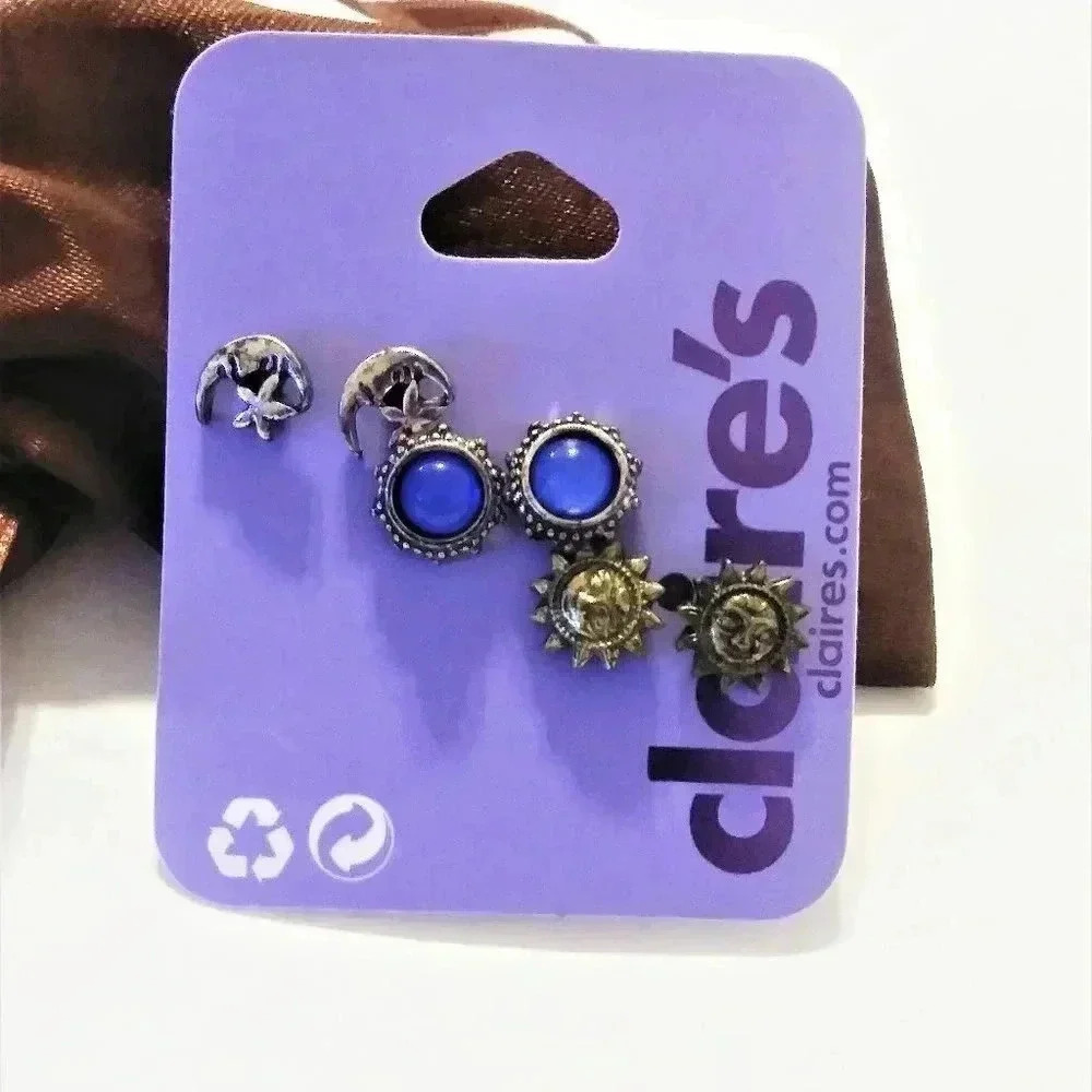 Claire's Set of 3 Earrings NWT
